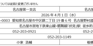 都市圏事業本部 「名古屋支店」再編および新支店開設のお知らせ | 野村不動産ホールディングス株式会社のプレスリリース